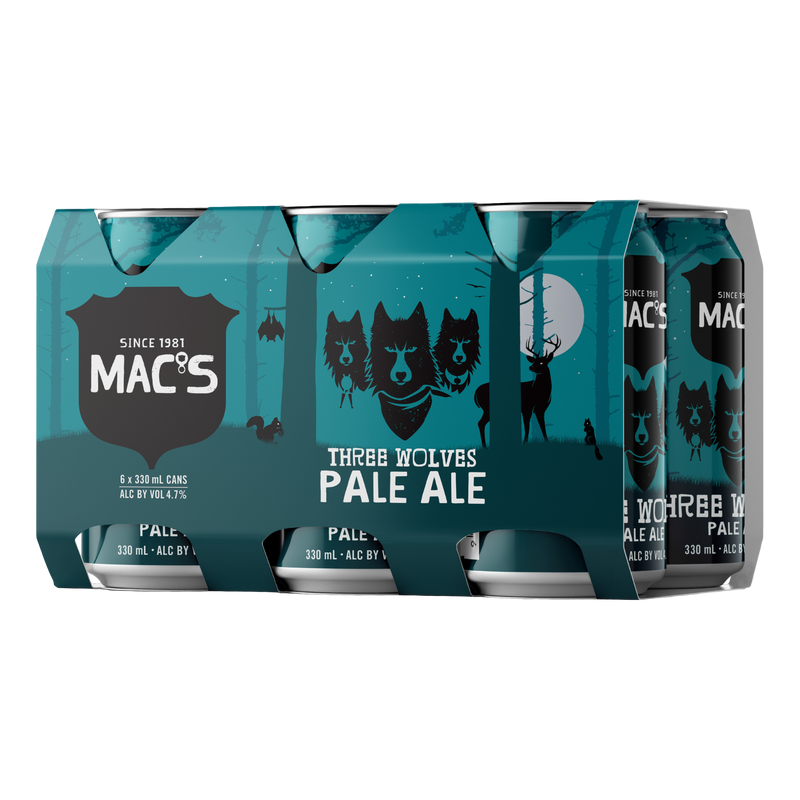 Macs Three Wolves 6x330C - Liquor Library