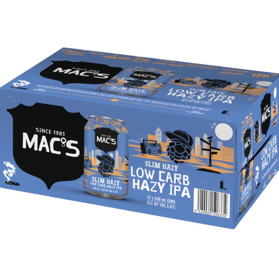 Macs Slim Hazy LC IPA 12x330C