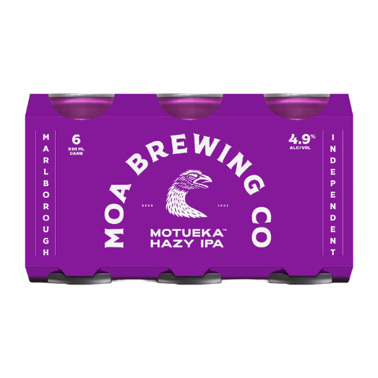 Moa Motueka Hazy IPA 6x330C - Liquor Library