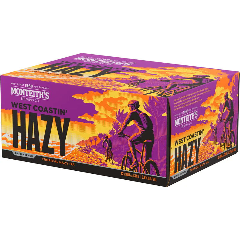 Monteiths West Coastin 12x330C - Liquor Library