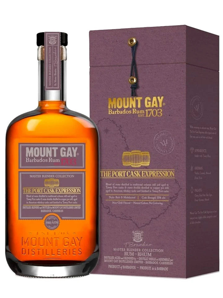 Mount Gay Rum Port Cask 700ml - Liquor Library