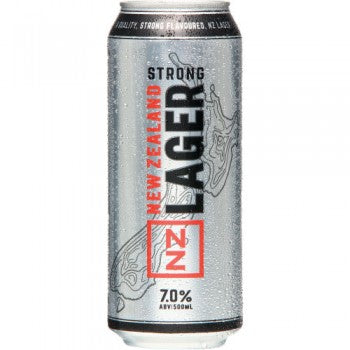 NZ Lager Strong 7% 1x500ml Can