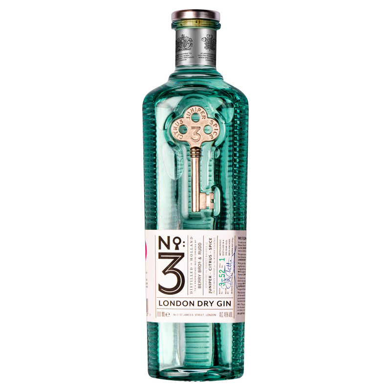 No 3 London Dry Gin 700ml - Liquor Library
