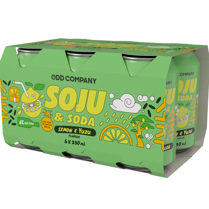 Odd Co Lime Yuzu Soju 6x330C - Liquor Library