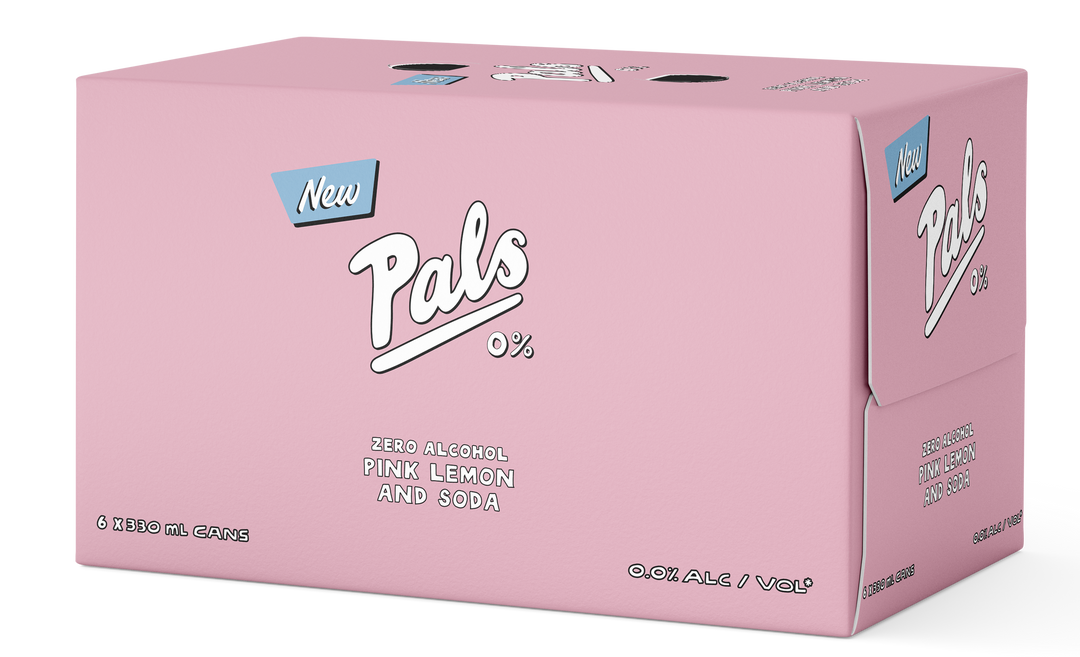 Pals 0% Pink Lemon 6x330 Cans - Liquor Library