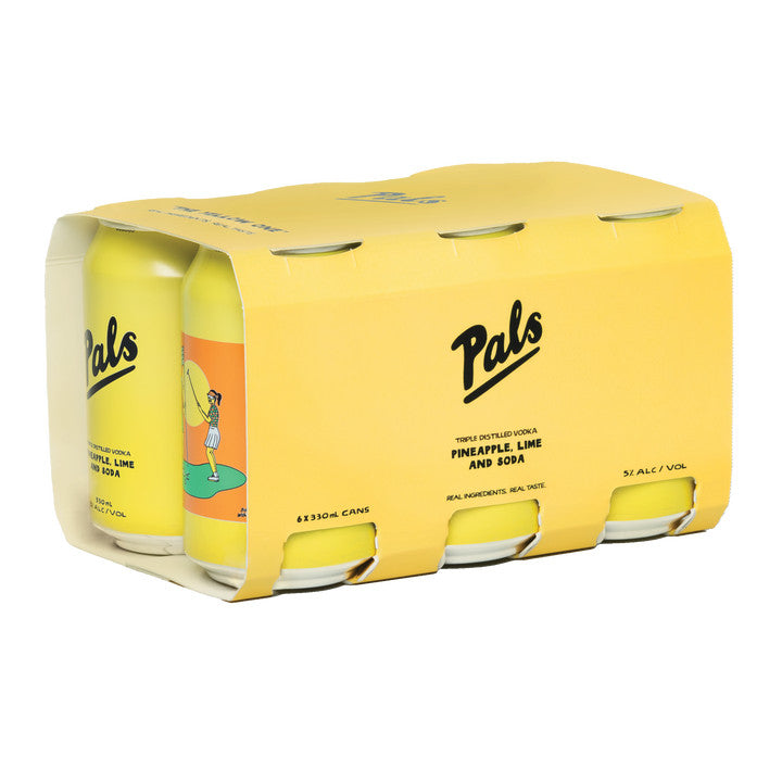 Pals Pineapple Lime 6x330C - Liquor Library