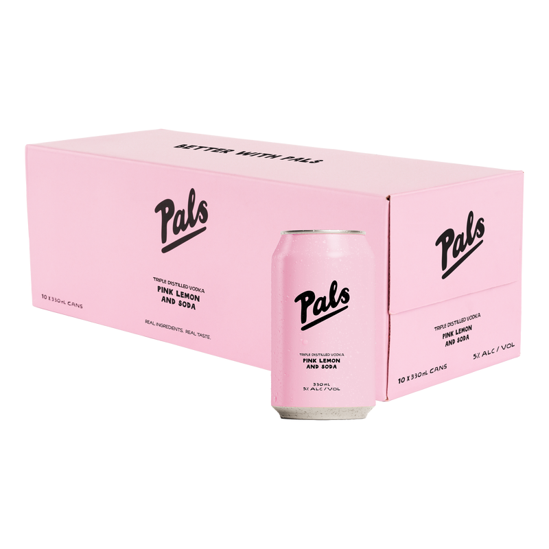 Pals Pink Lemon Soda 10x330C