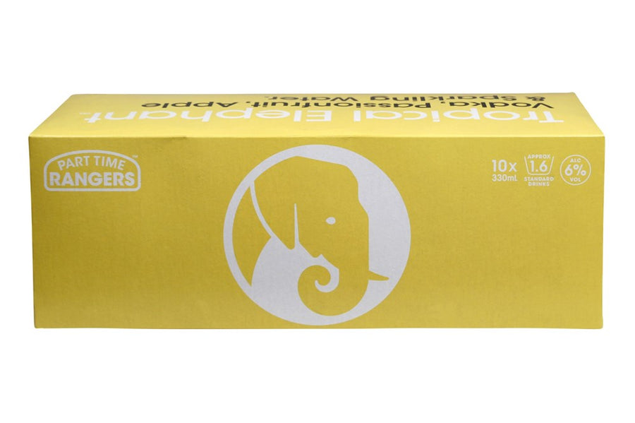 Part Time Yellow Elephant 10pk - Liquor Library