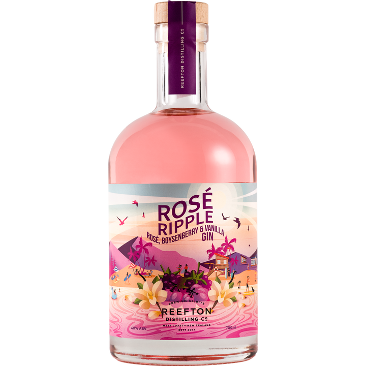 Reefton Rose Ripple Gin 700ml - Liquor Library