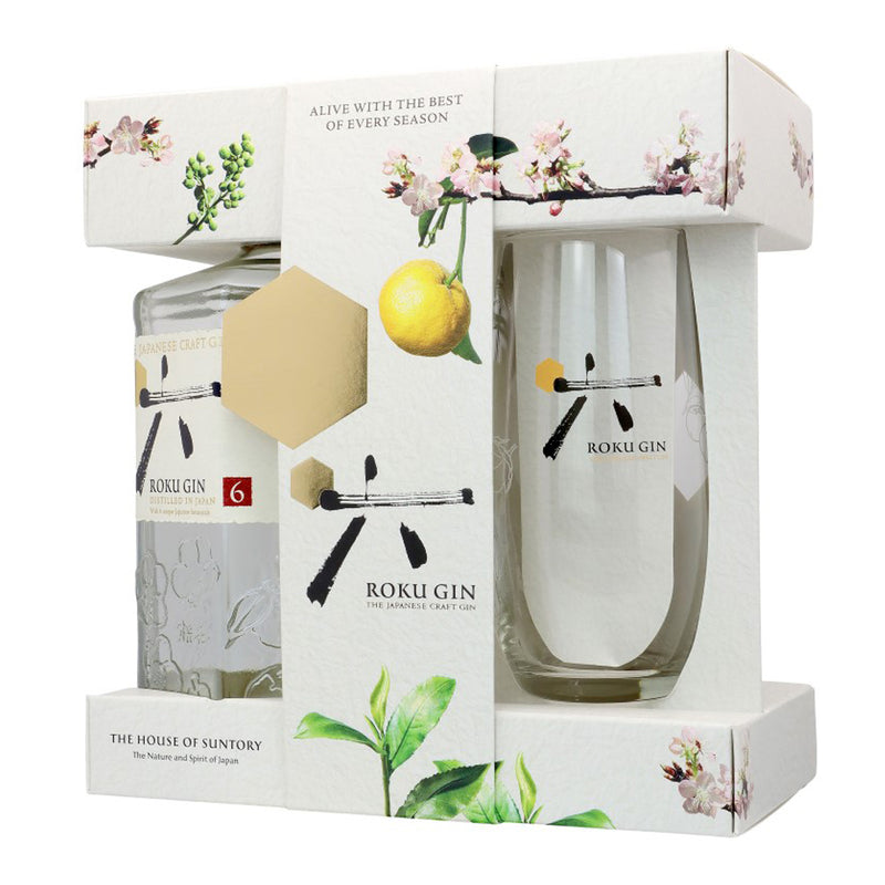Roku Gin 700ml + Glass GP
