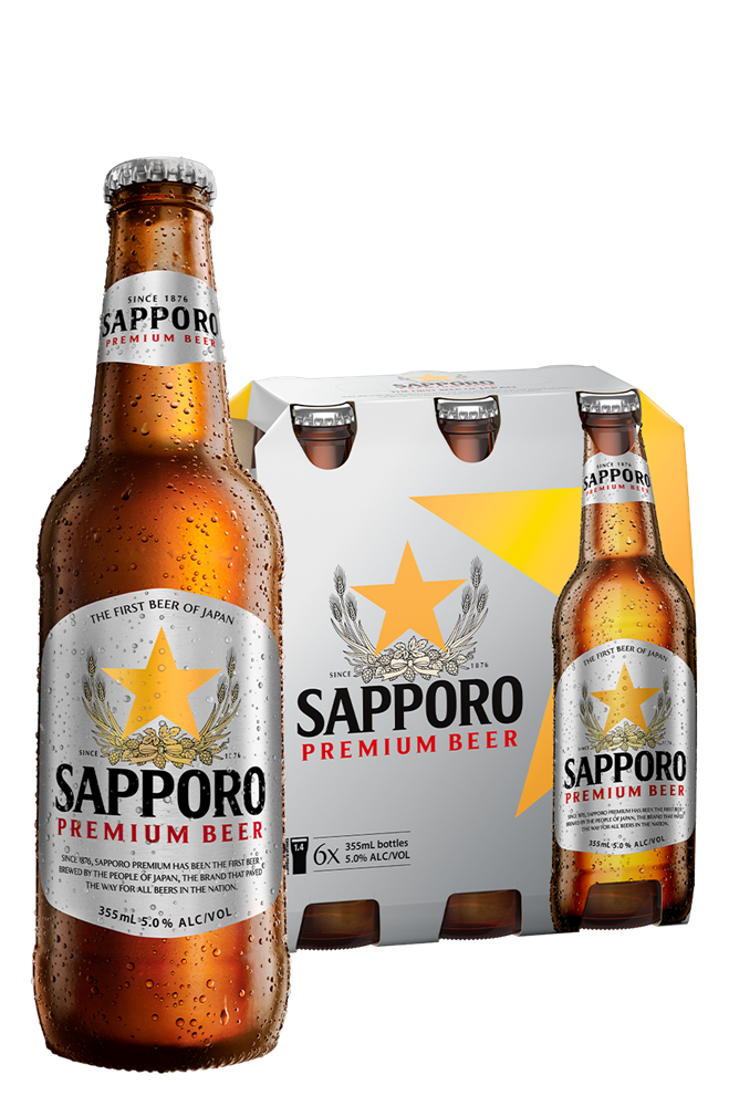 Sapporo Btls 6x355ml