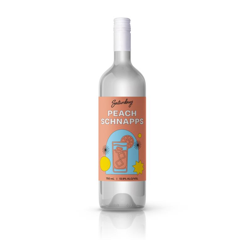 Saturdays Peach Schnapps 750ml - Liquor Library