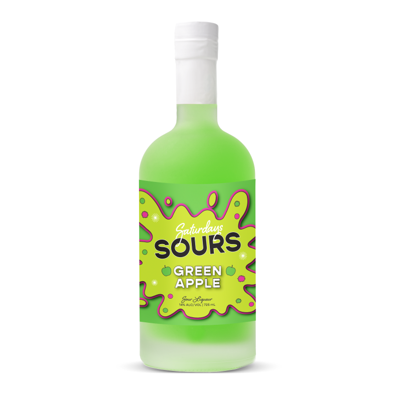 Saturdays Sours Gn Apple 725ml - Liquor Library