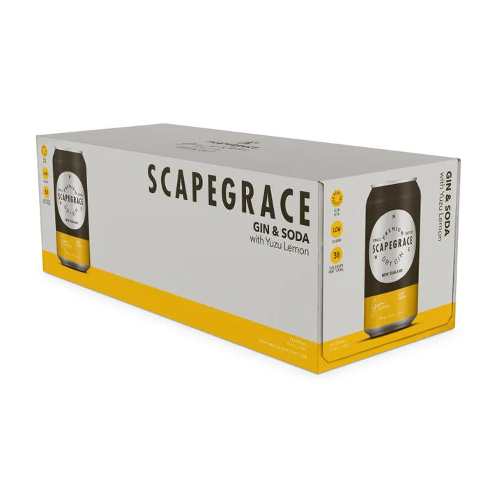 Scapegrace Gin Lemon 10x3300C - Liquor Library