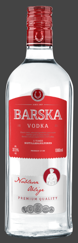 Barska Vodka Red 37.5% 1ltr