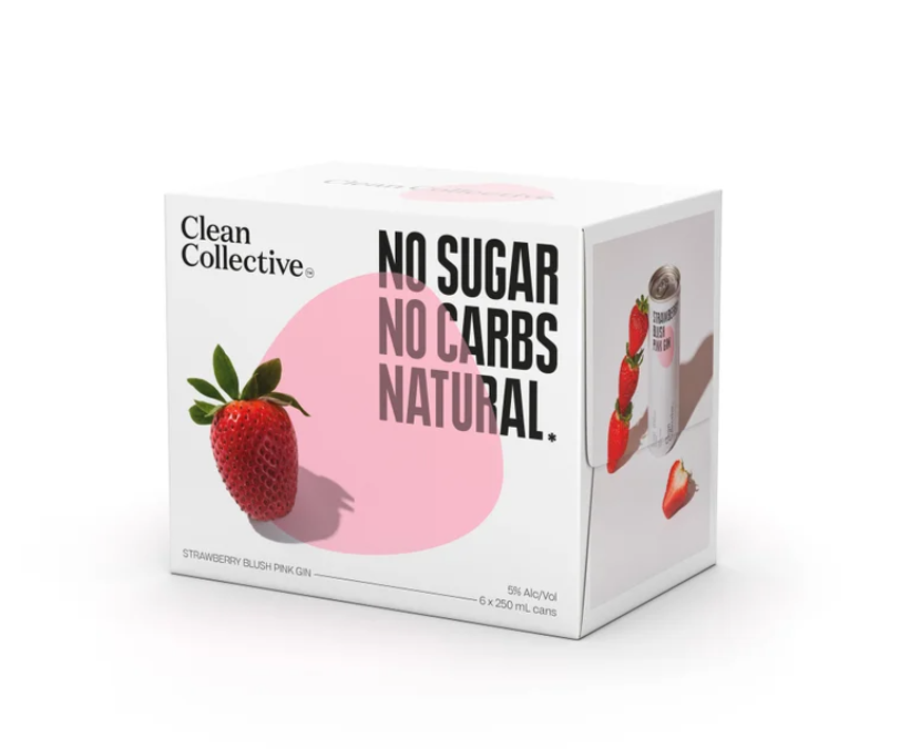 Clean Coll Pink Gin  6x250ML
