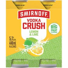 Smirnoff Crush Lemon 4x440C