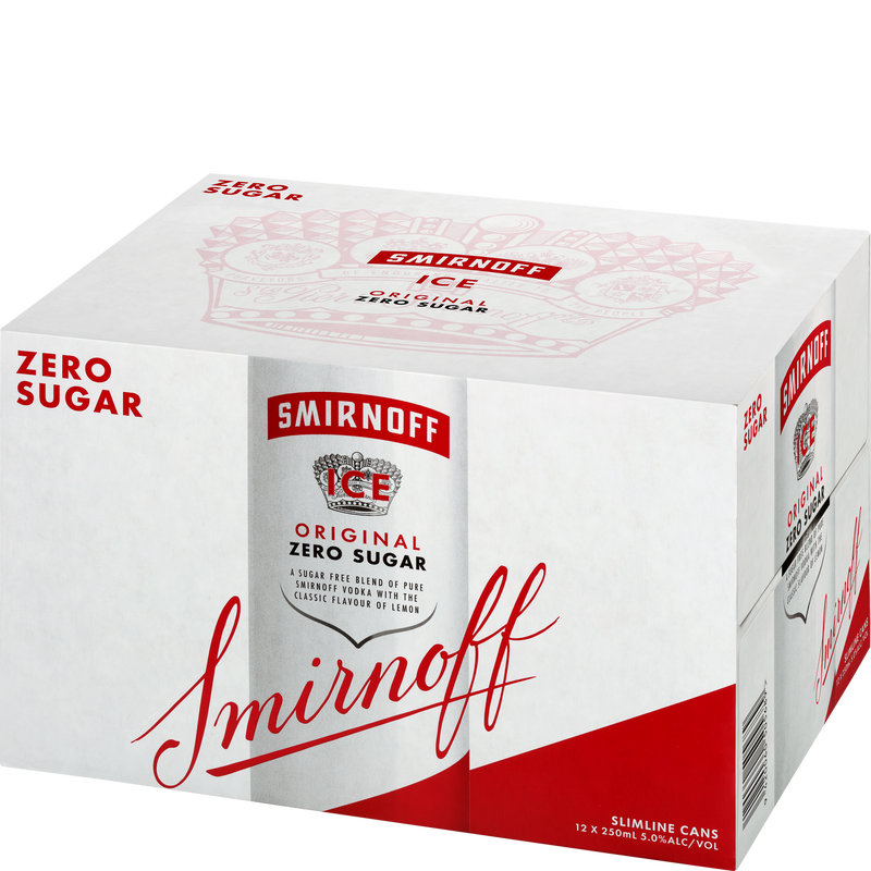 Smirnoff Ice 5% Zero 12x250C