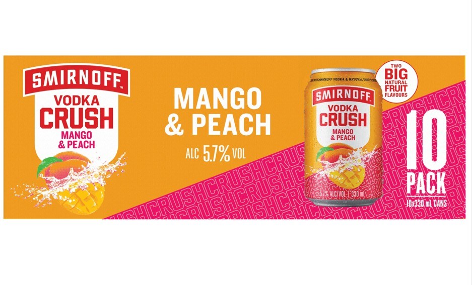 Smirnoff Crsh Mng Pech 10x330C