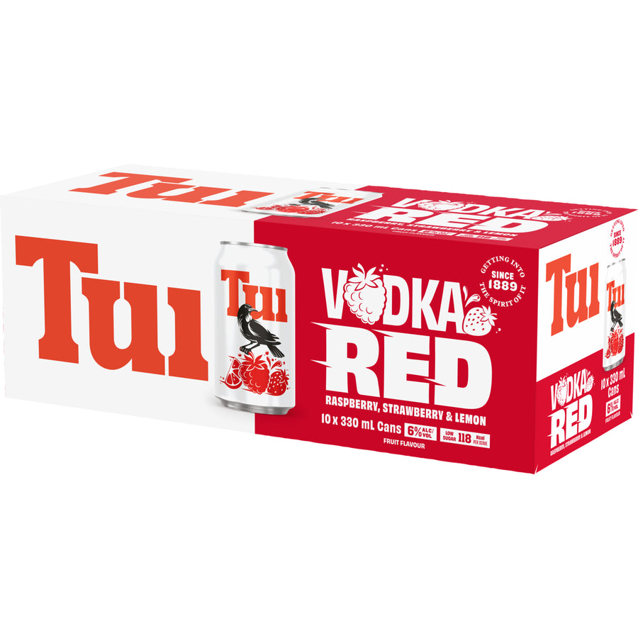 Tui Vodka Red Case 10x330C