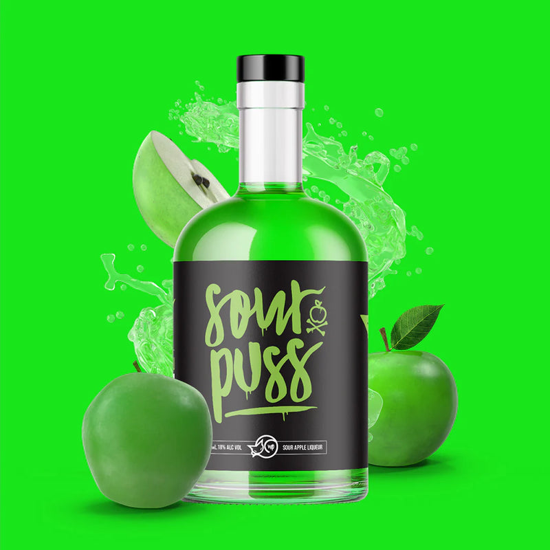 Wet Kitty Sour Apple 700ml - Liquor Library