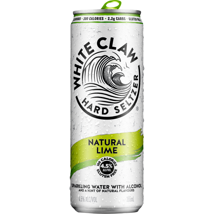 White Claw Lime  4x355ml Cans - Liquor Library