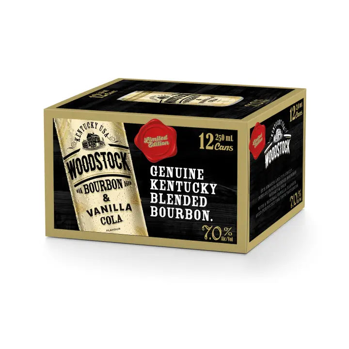 Woodstock Vanilla 7% 12pk Cans - Liquor Library