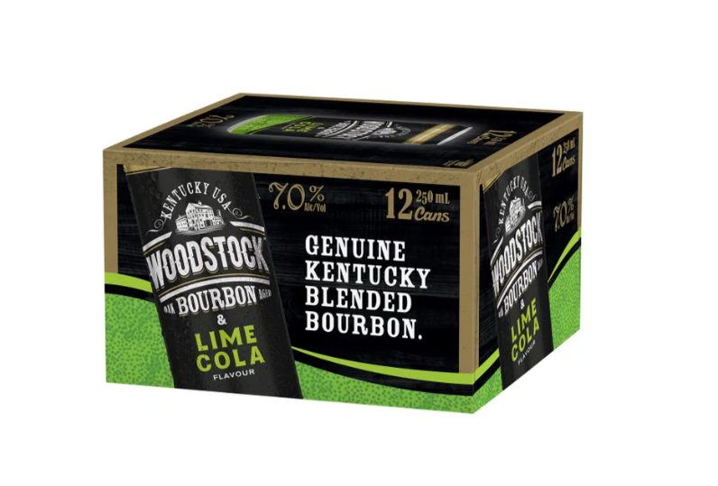 Woodstock 7% Lime 12x250C - Liquor Library