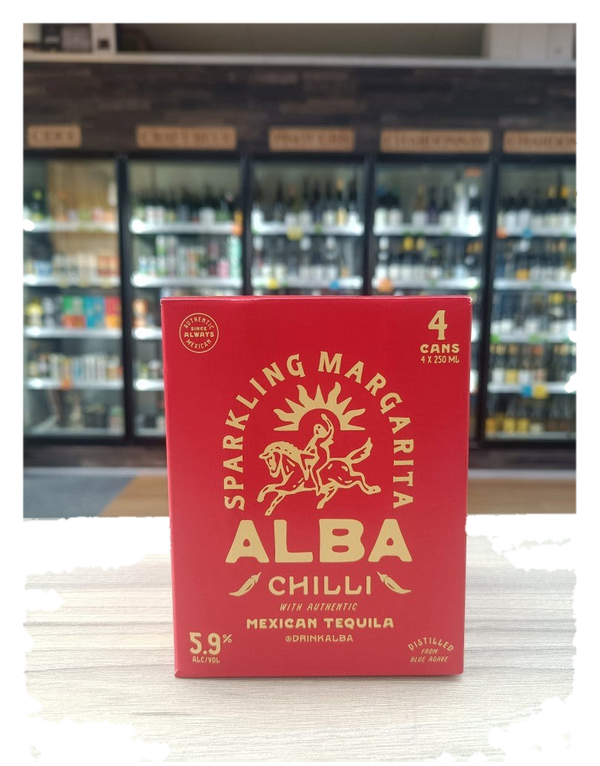 Alba  Chilli Margarita 4x250ml Cans