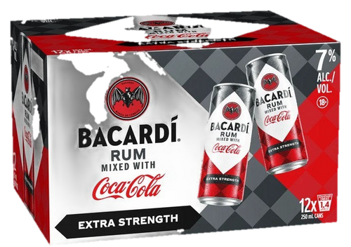 Bacardi CC 7% 12x250C