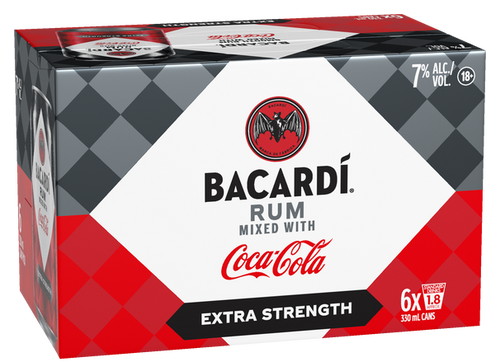 Bacardi CC 7% 6x330C