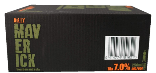 Billy Maverick 7% 18x250ml Can