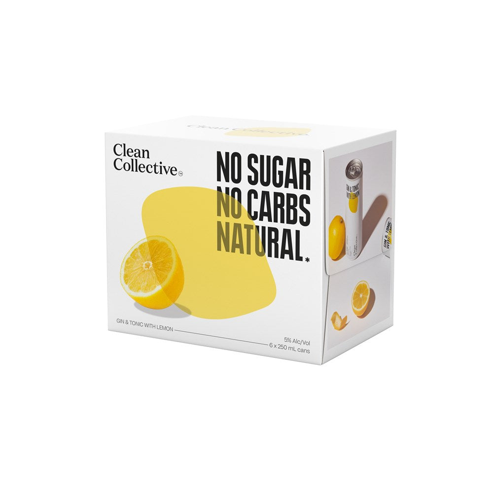 Clean Co G&T Lemon 12x250C