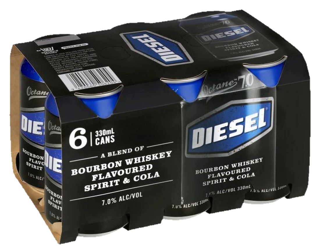 Diesel 7% Bourb Flav 6x330C