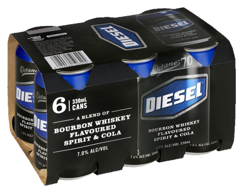 Diesel 7% Bourb Flav 6x330C
