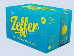 Zeffer Hazy Alc Lemonade 6x330ml Cans