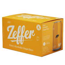 Zeffer Hazy Alc Ginger Beer 6x330ml Cans