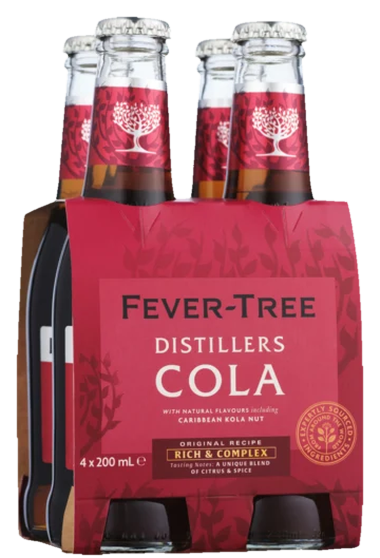 Fever Tree Dists Cola 4x200B