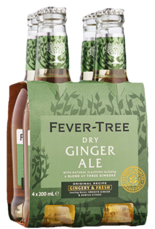 Fever Tree Ginger Ale 4x200B