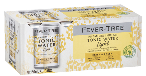 Fever Tree Light Tonc 8x150C