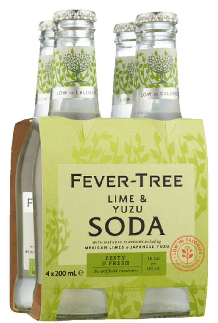 Fever Tree Lime Yuzu 4x200B
