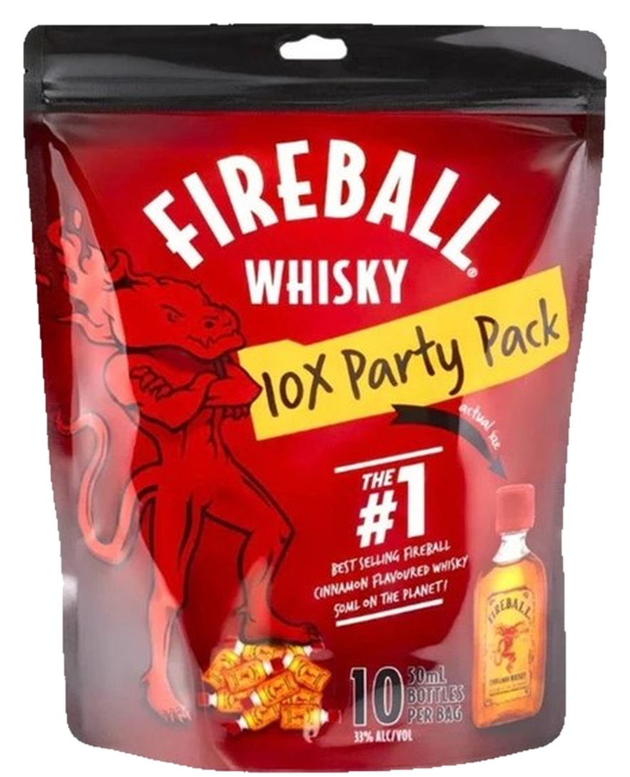 Fireball Party Pack 10x50ml