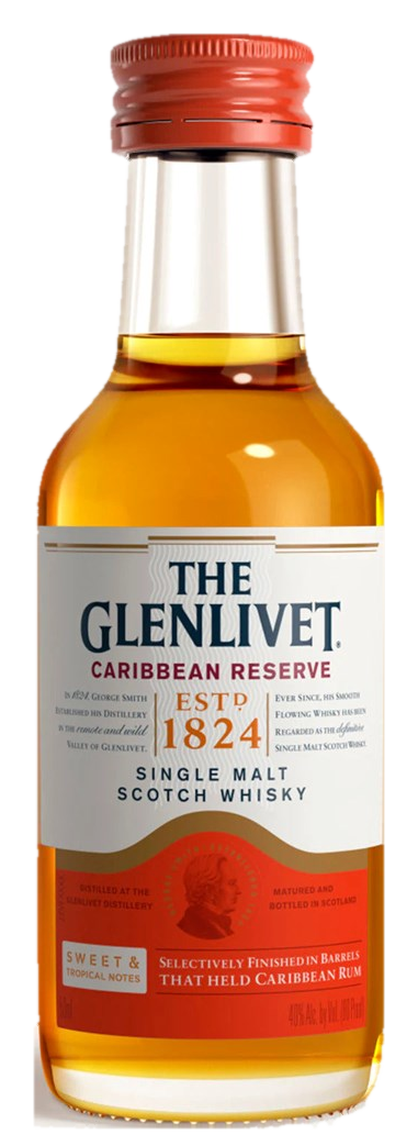 Glenlivet Caribbean Res 50ml