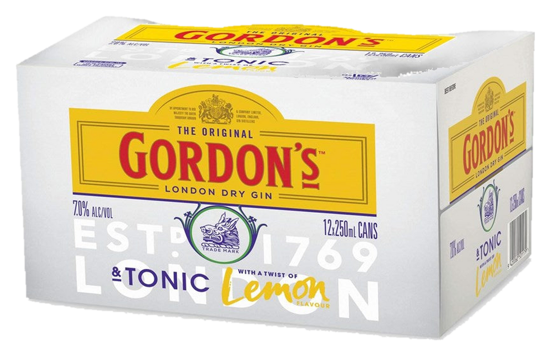 Gordons G&T 7% 12x250C
