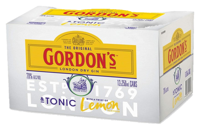 Gordons G&T 7% 12x250C