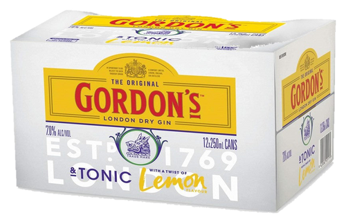 Gordons G&T 7% 12x250C