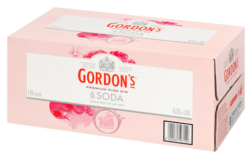 Gordons Pink Gin&Soda 18x250C