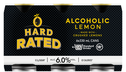 Hard Rated Lemon 6% 6x330C