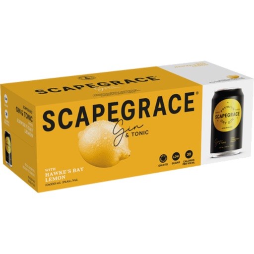 Scapegrace Gin Lemon 10x3300C