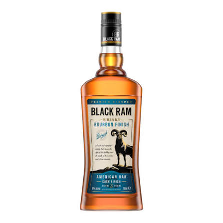 Black Ram Whisky Brbn Finsh 1L